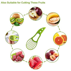2pcs Avocado Slicer Shea Corer Fruit Peeler Cutter Pulp Separator Kitchen Tools