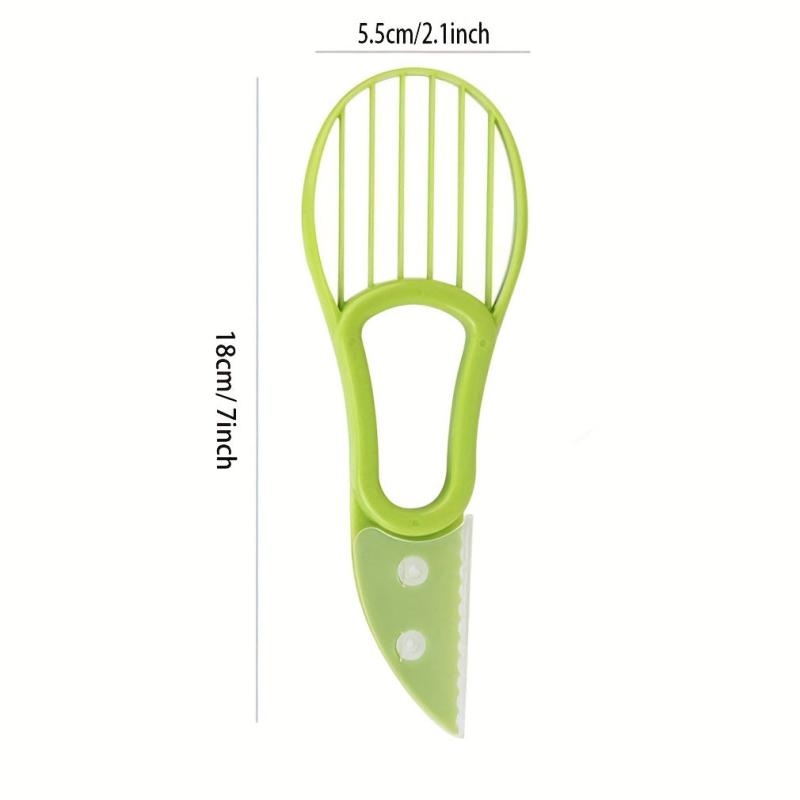 2pcs Avocado Slicer Shea Corer Fruit Peeler Cutter Pulp Separator Kitchen Tools