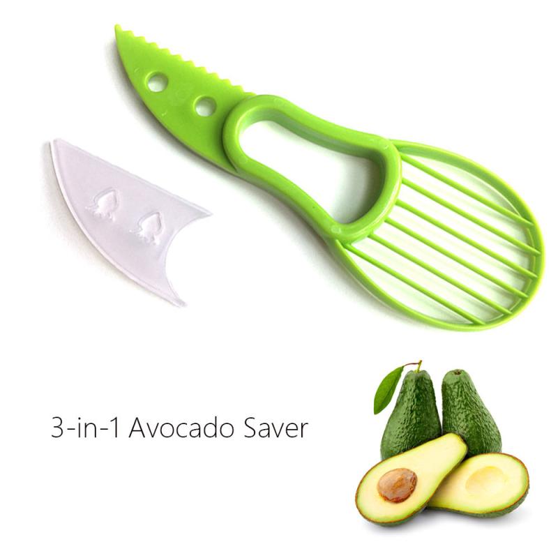 2pcs Avocado Slicer Shea Corer Fruit Peeler Cutter Pulp Separator Kitchen Tools