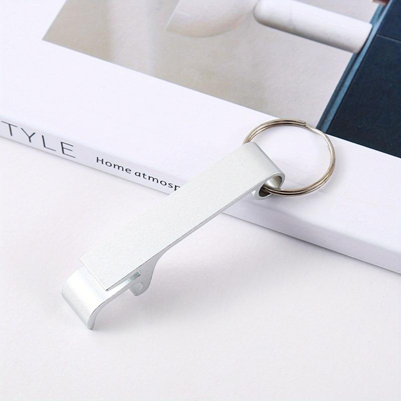 Mini Portable Beer Bottle Opener Keychain Aluminum Alloy Beverage Opener