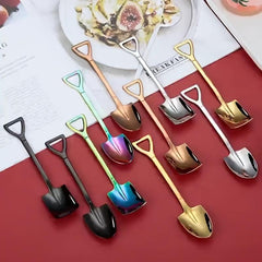 10pcs Stainless Steel Ice Cream Spoons for Desserts Tea Coffee