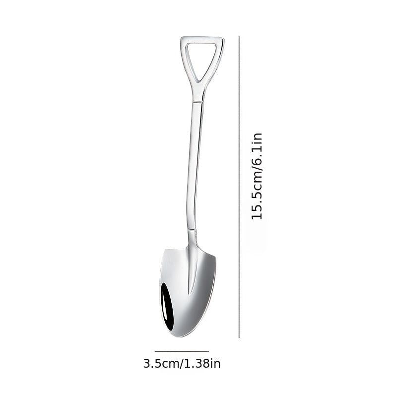 10pcs Stainless Steel Ice Cream Spoons for Desserts Tea Coffee
