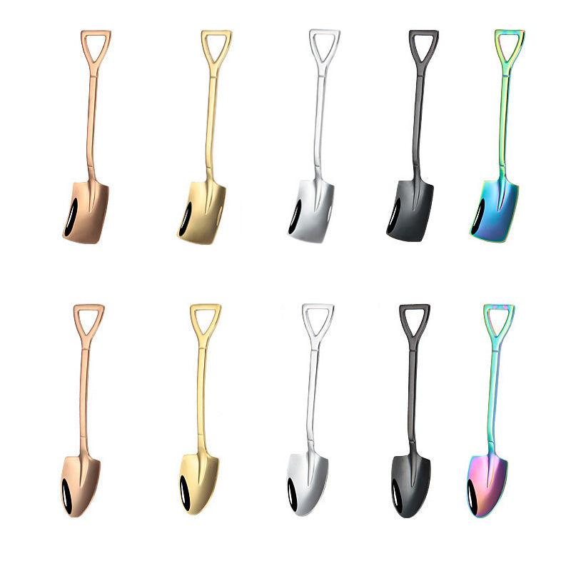 10pcs Stainless Steel Ice Cream Spoons for Desserts Tea Coffee