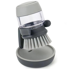 Hydraulic Tableware Washing Brush with Soap Liquid Dispenser