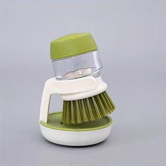 Hydraulic Tableware Washing Brush with Soap Liquid Dispenser