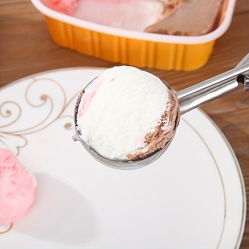 Stainless Steel Ice Cream Scoop - Perfect for Ice Cream, Fruit - 3 Sizes
