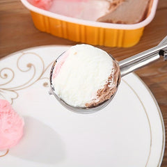 Stainless Steel Ice Cream Scoop - Perfect for Ice Cream, Fruit - 3 Sizes
