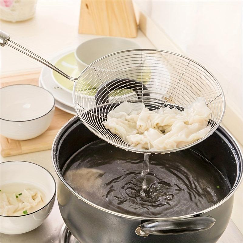 Noodle Colander Hot Pot Leak Spoon Reinforced Mesh No Magnetic