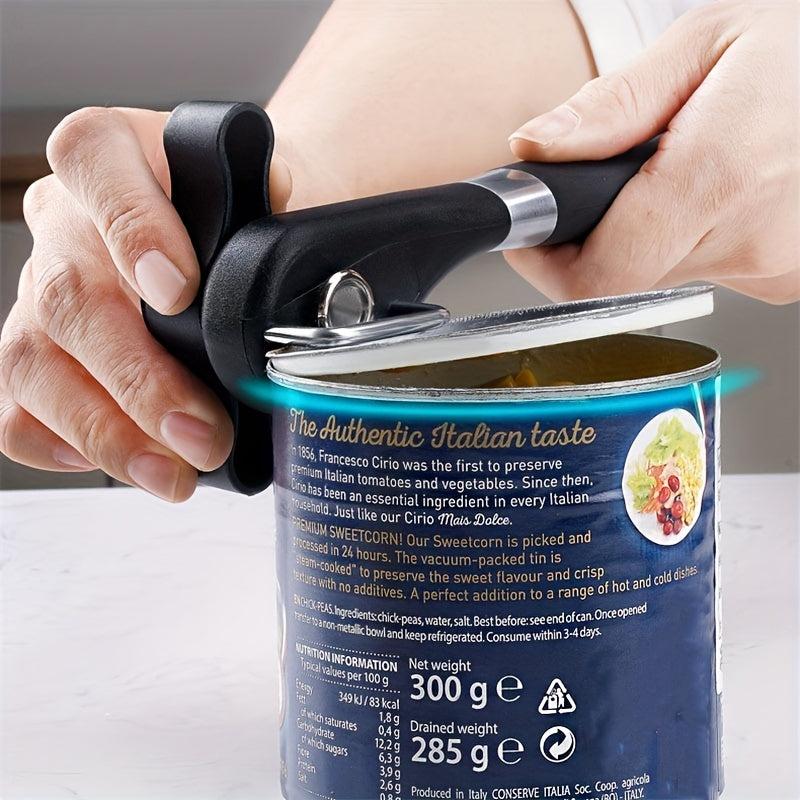 Stainless Steel Side Open Can Opener Kitchen Gadget