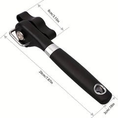 Stainless Steel Side Open Can Opener Kitchen Gadget