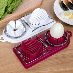 Multifunctional 2 in 1 Egg Cutter Random