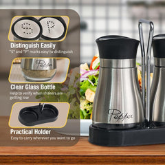 2pcs Multifunctional Pepper and Salt Shaker Bottle