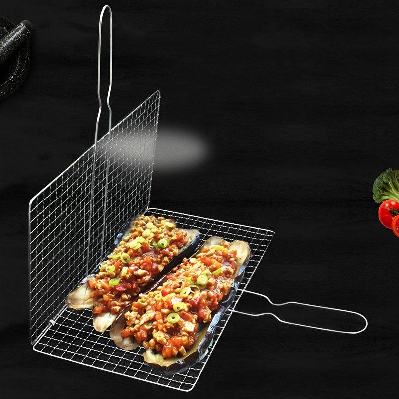 Stainless Steel BBQ Mesh Clip Grid - Outdoor Barbecue Tools