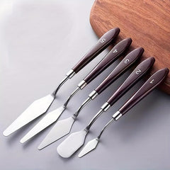 5pcs Stainless Steel Cake Cream Scraper Set for Icing Pastry and Decoration