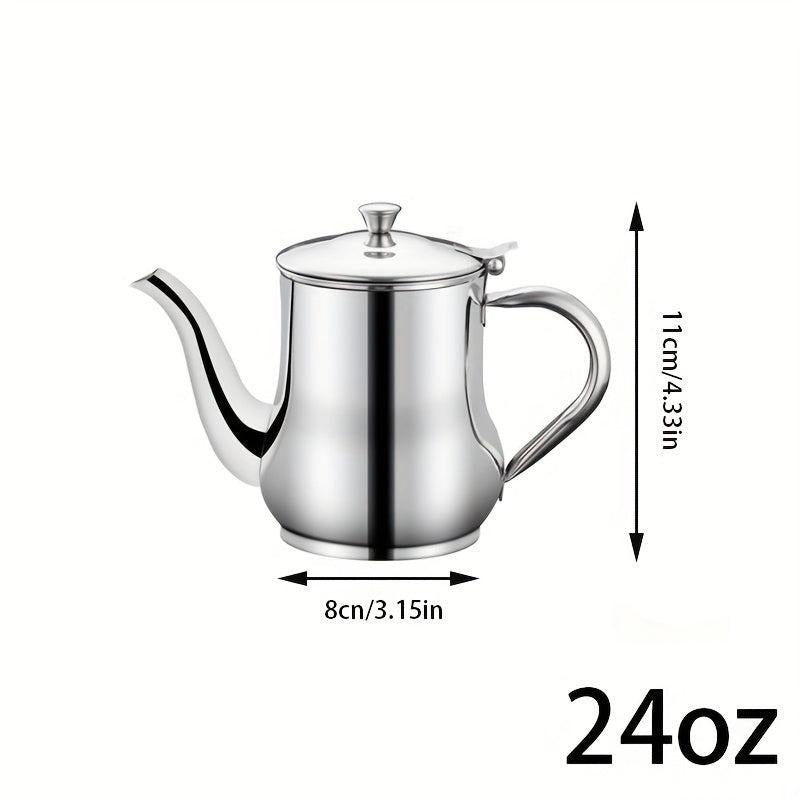 24oz Stainless Steel Pot Filter Mesh Kitchen Seasoning Soy Sauce Sushi Tool
