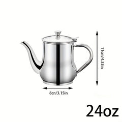 24oz Stainless Steel Pot Filter Mesh Kitchen Seasoning Soy Sauce Sushi Tool