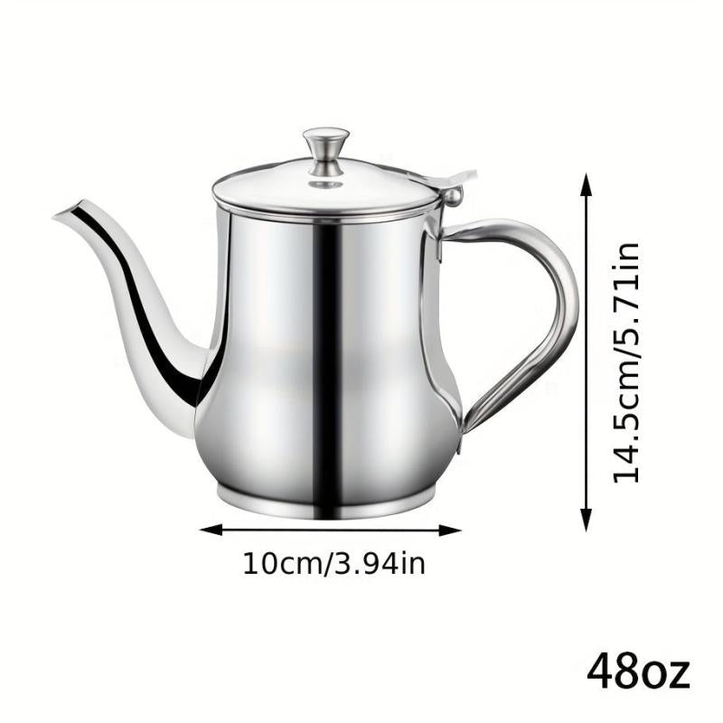 24oz Stainless Steel Pot Filter Mesh Kitchen Seasoning Soy Sauce Sushi Tool