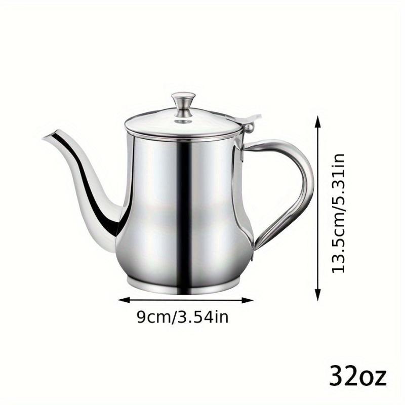 24oz Stainless Steel Pot Filter Mesh Kitchen Seasoning Soy Sauce Sushi Tool
