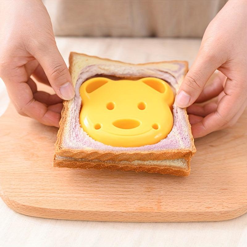 Bear Shape Sandwich Mold Cutter Kitchen Breakfast Cake Maker