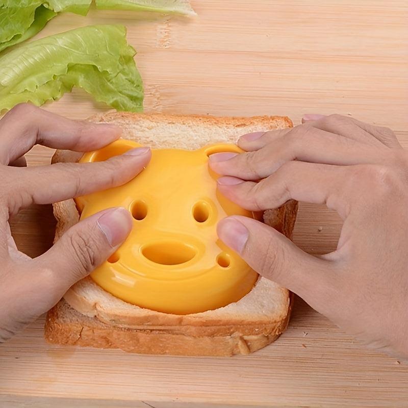 Bear Shape Sandwich Mold Cutter Kitchen Breakfast Cake Maker