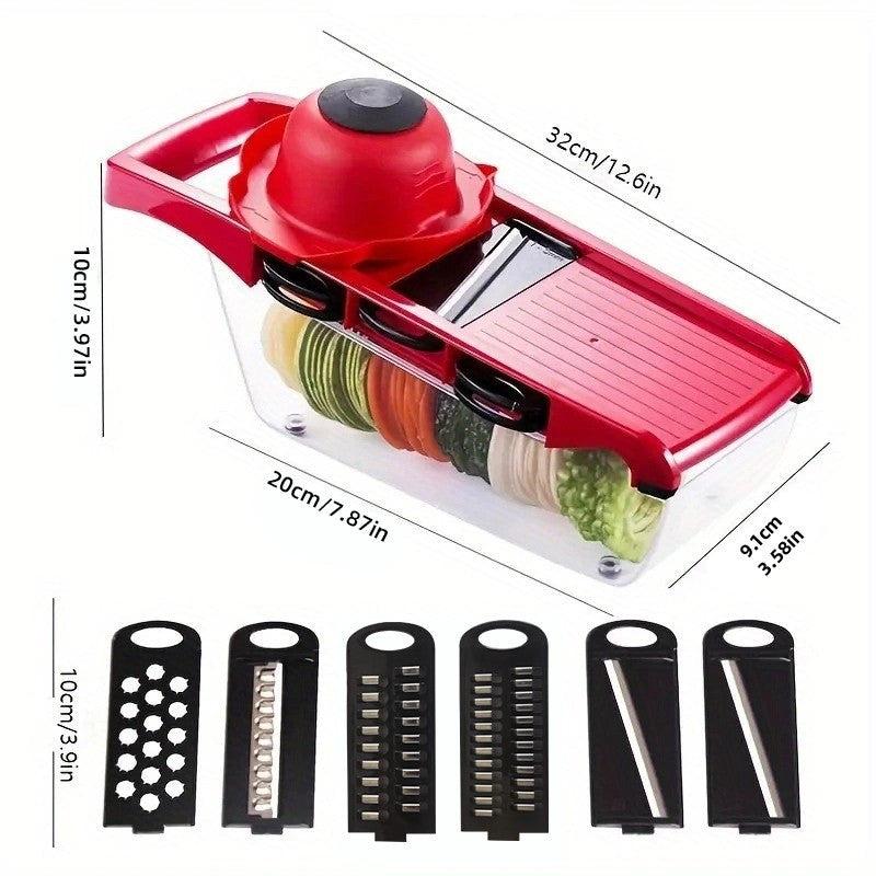 Vegetable Chopper Food Choppers Slicer Dicer Cutter Mandoline Set