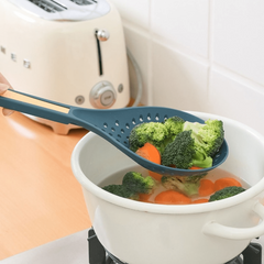 1pc 5.08cm Cooking Spoon Strainer Scoop with Long Handle Colander