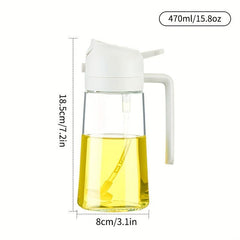 Glass Spray Bottle for Olive Oil and Soy Sauce Dispenser