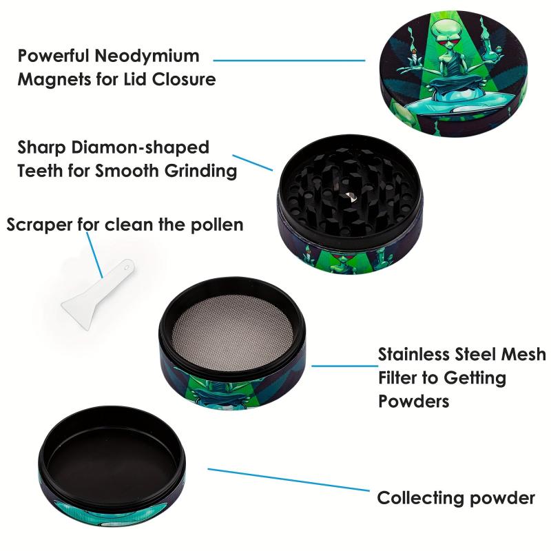 Creative Metal Spice Grinder for Kitchen - Multifunctional Crusher Gadget