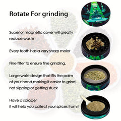 Creative Metal Spice Grinder for Kitchen - Multifunctional Crusher Gadget