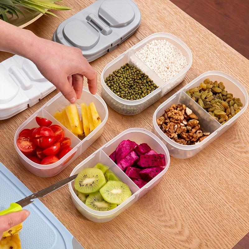 Double Grid Fruit & Veg Storage Box Kitchen Container
