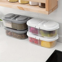 Double Grid Fruit & Veg Storage Box Kitchen Container