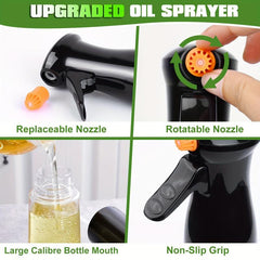Portable Sprayer Kitchen Utensil for Salad, BBQ, Baking, Roasting