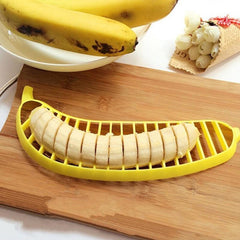 1pc Banana Slicer & Fruit Divider Easy Cutting for Bananas, Cucumbers, Sausages