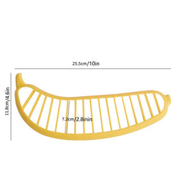 1pc Banana Slicer & Fruit Divider Easy Cutting for Bananas, Cucumbers, Sausages