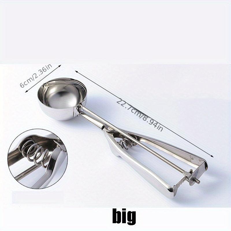 Stainless Steel Ice Cream Scoop for Digging and Serving