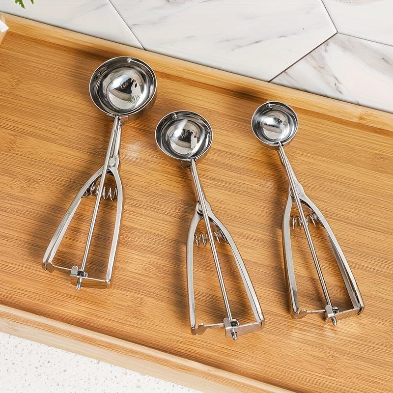 Stainless Steel Ice Cream Scoop for Digging and Serving