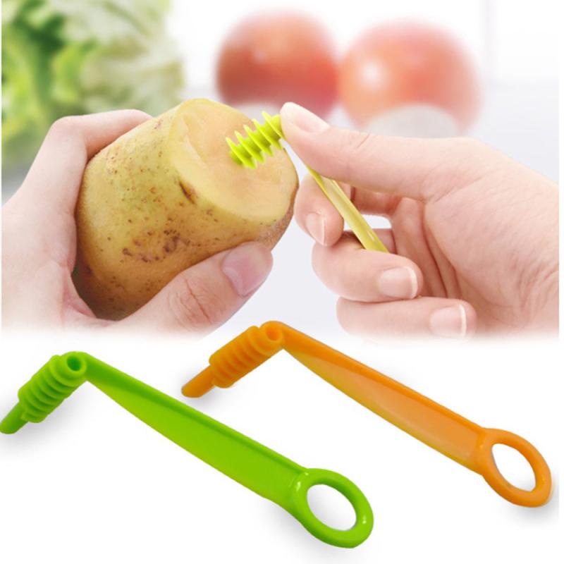 Spiral Screw Hand Slicer for Vegetables Fruits Kitchen Tool