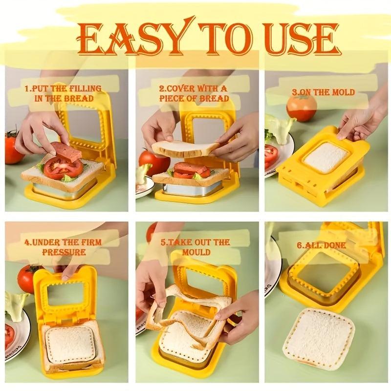Square Cutting Die with Handguard Bread Mold