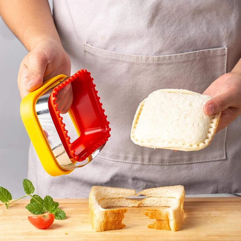 Square Cutting Die with Handguard Bread Mold
