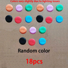 6pcs Wine Bottle Stoppers Silicone Fresh Wine Bottle Caps Kitchen Gadgets