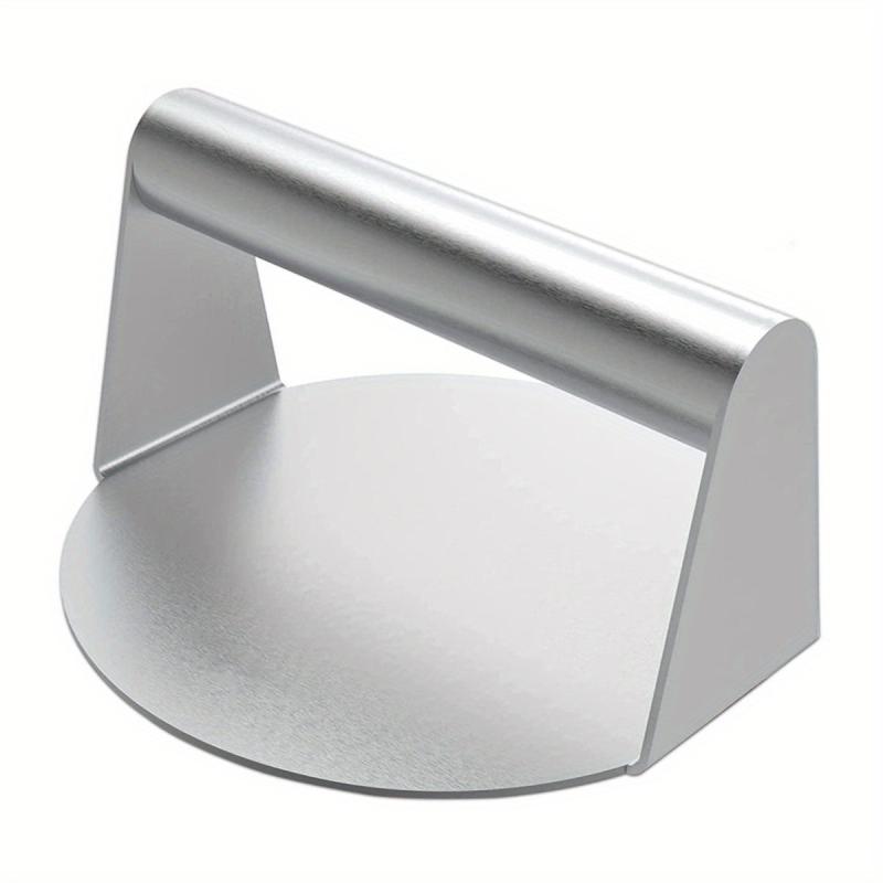 Stainless Steel Burger Press Smasher Non Stick Surface Round Tool
