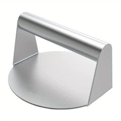 Stainless Steel Burger Press Smasher Non Stick Surface Round Tool