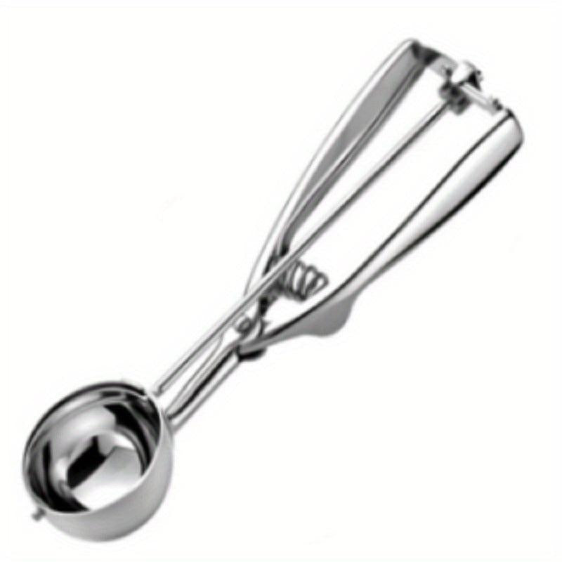 3pcs Stainless Steel Cookie Scoop Set with Trigger Release for Baking