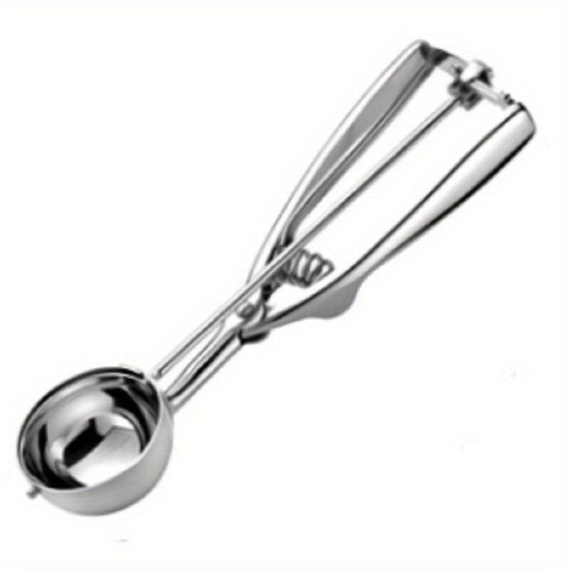 3pcs Stainless Steel Cookie Scoop Set with Trigger Release for Baking