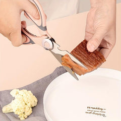 Stainless Steel Poultry Shears with Sheath - Ideal for Duck, Fish, Chicken