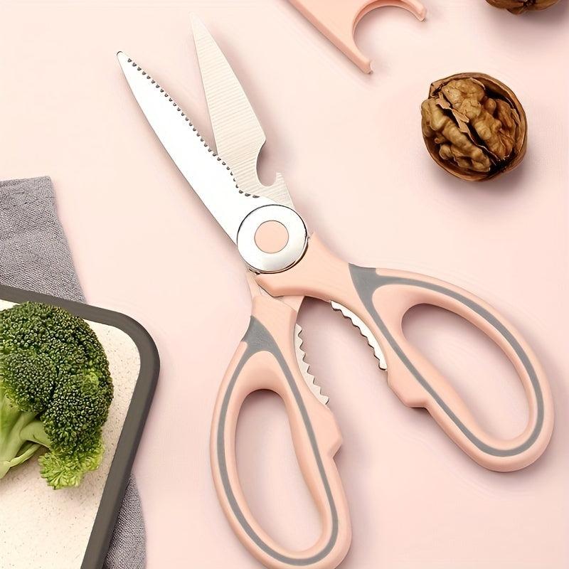 Stainless Steel Poultry Shears with Sheath - Ideal for Duck, Fish, Chicken