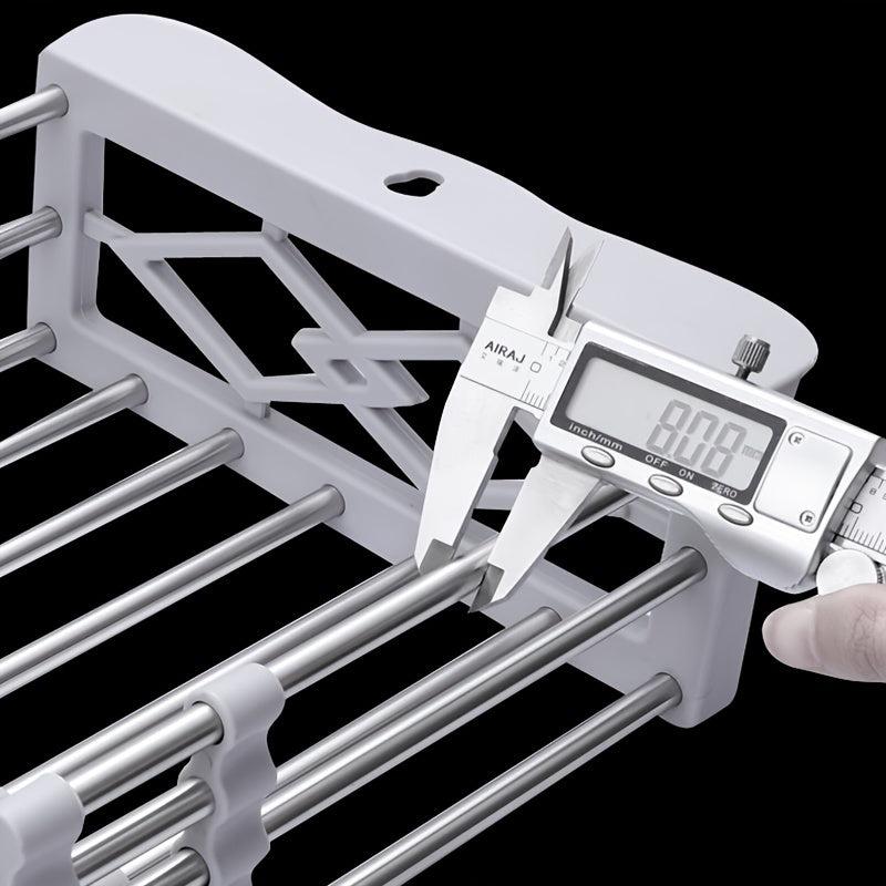 Retractable Drain Rack Telescopic Drain Basket Kitchen Rack