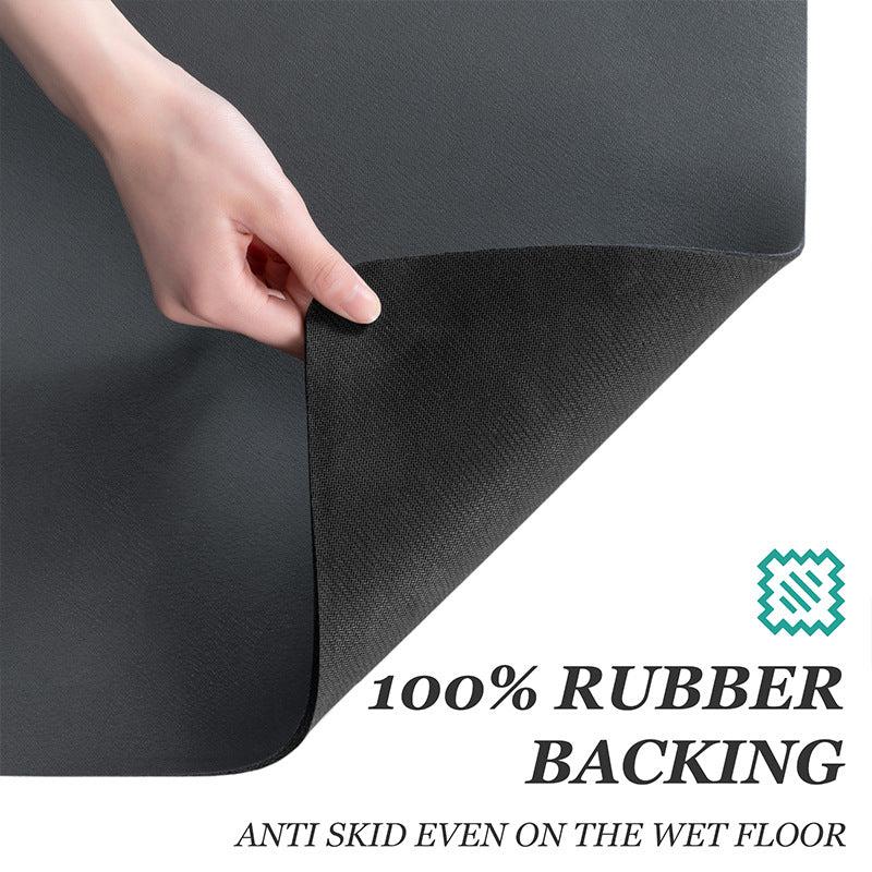 Rubber Drying Mat Non Slip Absorbent Wear resistant Coffee Machine Mat Placemat