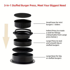 Burger Press Patty Press Cheeseburger Press Non Stick Hamburger Press