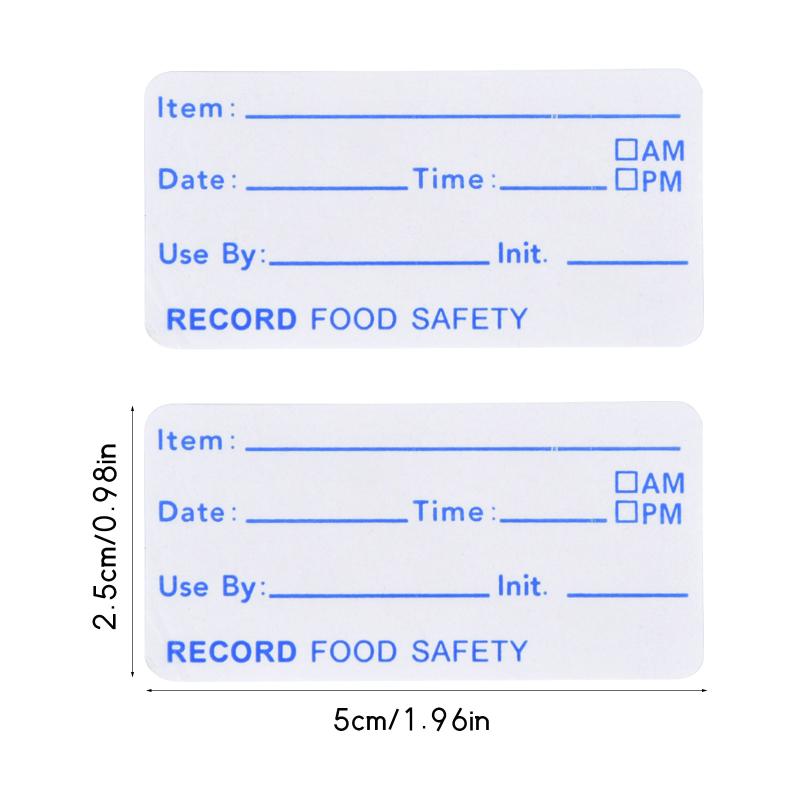 500pcs Dissolvable Food Storage Labels for Shelf Life
